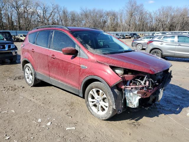 1FMCU0HD6JUB11568 - 2018 FORD ESCAPE SEL BURGUNDY photo 4