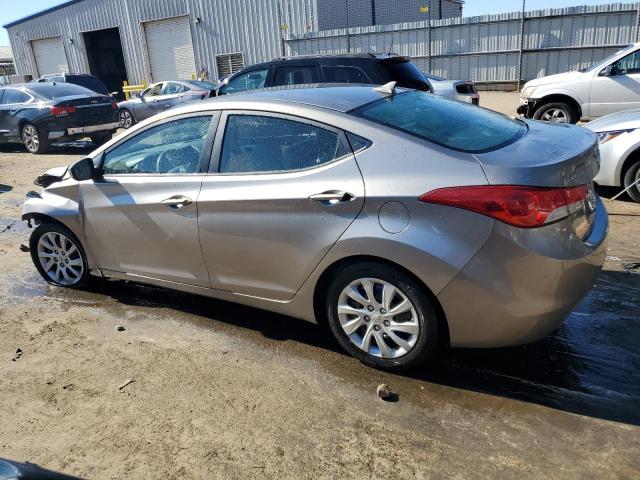 5NPDH4AE1CH139881 - 2012 HYUNDAI ELANTRA GLS GRAY photo 2