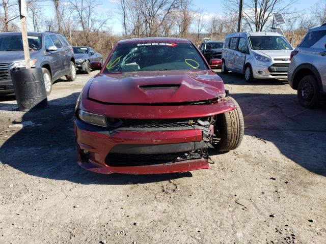 2C3CDXGJ5NH172864 - 2022 DODGE CHARGER SCAT PACK BURGUNDY photo 5