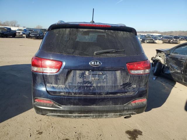 5XYPG4A55GG141100 - 2016 KIA SORENTO LX BLUE photo 6