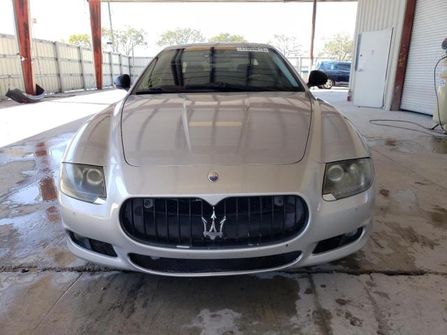 ZAMJK39AX90044978 - 2009 MASERATI QUATTROPOR S SILVER photo 5