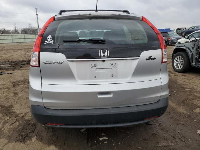 2HKRM3H3XCH502369 - 2012 HONDA CR-V LX SILVER photo 6