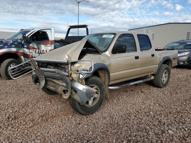 5TEHN72N33Z275873 - 2003 TOYOTA TACOMA DOUBLE CAB BEIGE photo 1