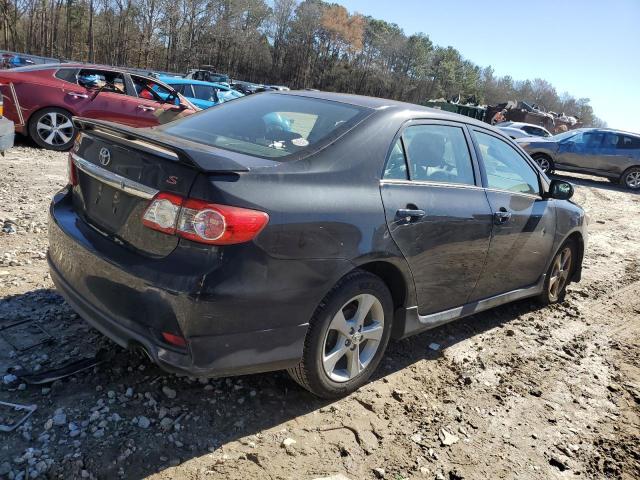 2T1BU4EE2BC712527 - 2011 TOYOTA COROLLA BASE BLACK photo 3