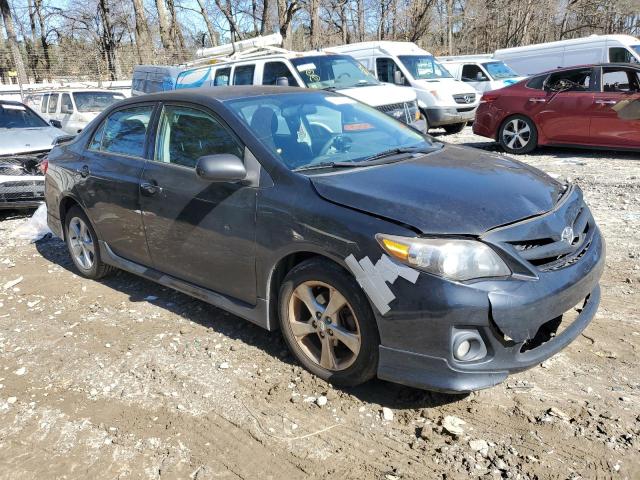 2T1BU4EE2BC712527 - 2011 TOYOTA COROLLA BASE BLACK photo 4