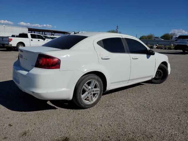 1C3CDZCB4CN186138 - 2012 DODGE AVENGER SXT WHITE photo 3