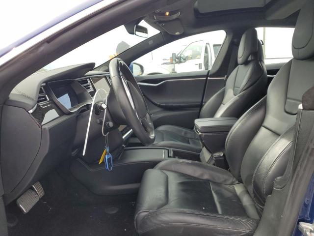 5YJSA1E15HF176343 - 2017 TESLA MODEL S Mavi foto 7
