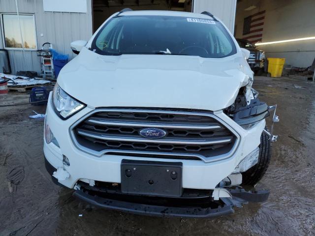 MAJ3P1TE3JC230286 - 2018 FORD ECOSPORT SE WHITE photo 5