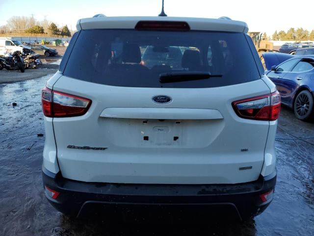 MAJ3P1TE3JC230286 - 2018 FORD ECOSPORT SE WHITE photo 6