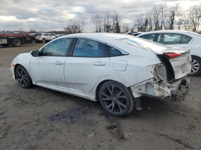 2HGFC2F87KH544182 - 2019 HONDA CIVIC SPORT WHITE photo 2