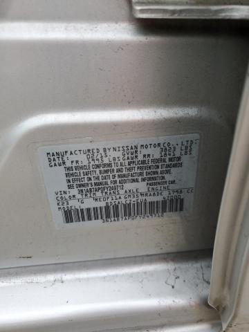 3N1AB7AP0FY249712 - 2015 NISSAN SENTRA S GRAY photo 12