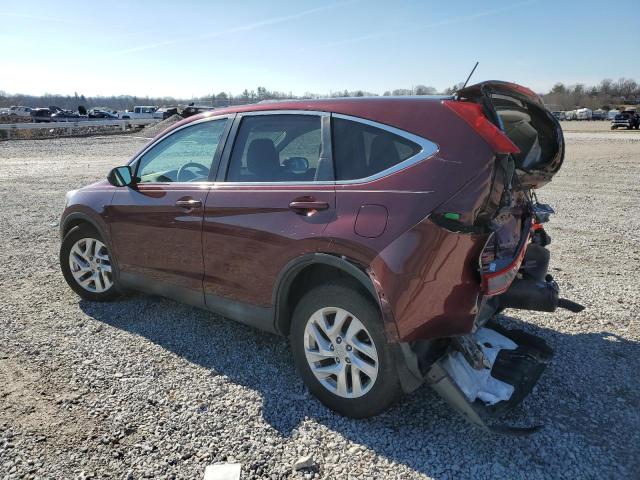 2HKRM3H52FH552267 - 2015 HONDA CR-V EX RED photo 2