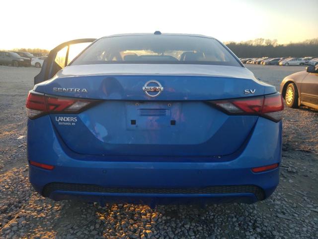 3N1AB8CVXLY208453 - 2020 NISSAN SENTRA SV BLUE photo 6