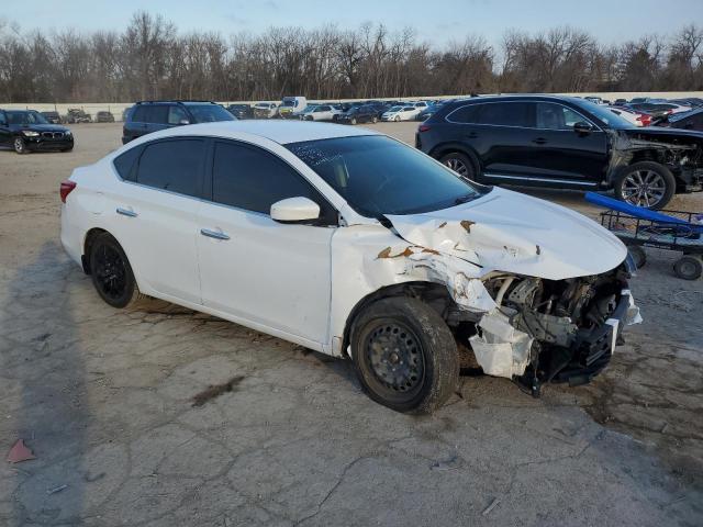 3N1AB7AP7KY334041 - 2019 NISSAN SENTRA S WHITE photo 4