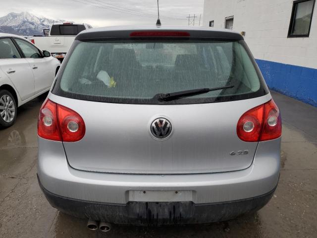 WVWDS71KX6W176418 - 2006 VOLKSWAGEN RABBIT SILVER photo 6