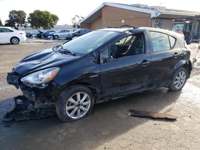 JTDKDTB34H1592756 - 2017 TOYOTA PRIUS C BLACK photo 1