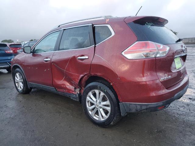 KNMAT2MT4FP507348 - 2015 NISSAN ROGUE S BURGUNDY photo 2