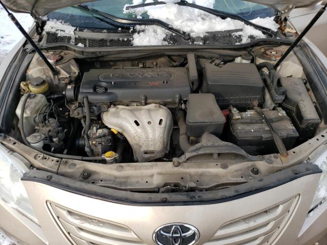 4T1BE46K074703655 - 2007 TOYOTA CAMRY CE GOLD photo 11