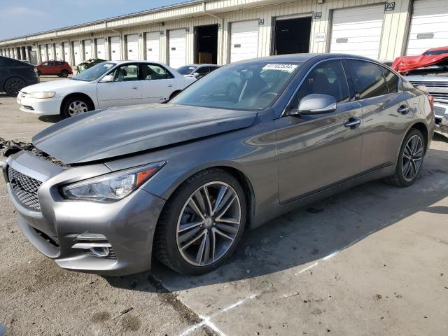 JN1BV7AP6FM339106 - 2015 INFINITI Q50 BASE GRAY photo 1