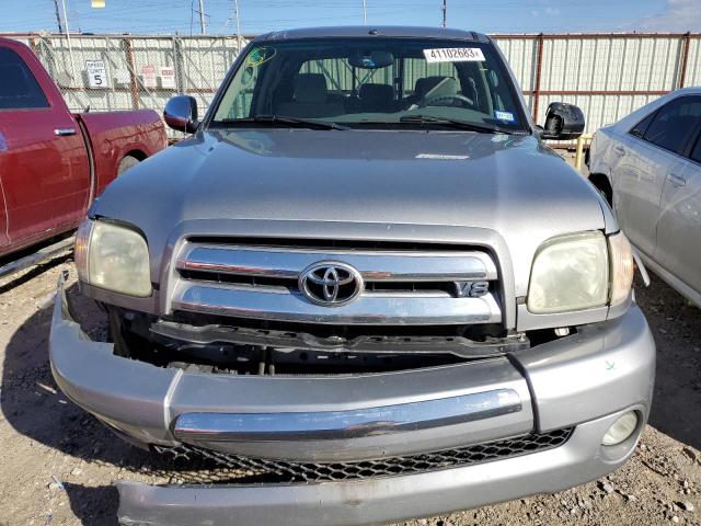 5TBRT34155S458830 - 2005 TOYOTA TUNDRA ACCESS CAB SR5 SILVER photo 5