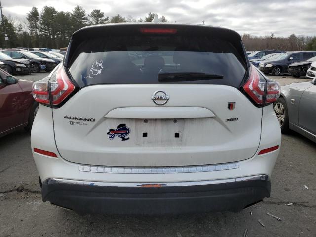 5N1AZ2MH9JN125343 - 2018 NISSAN MURANO S WHITE photo 6