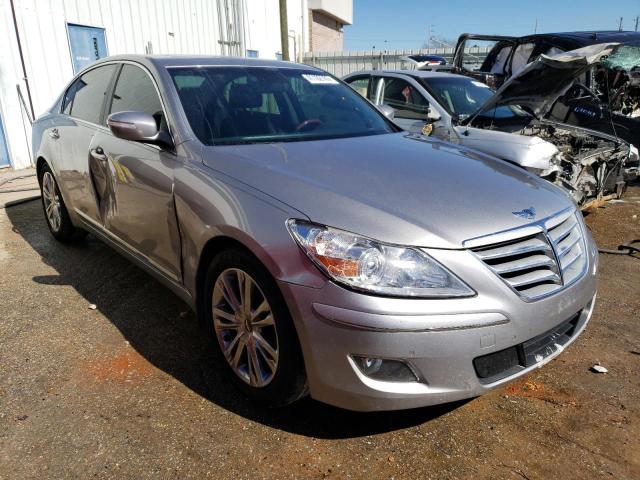 KMHGC4DF6BU140704 - 2011 HYUNDAI GENESIS 4.6L SILVER photo 4