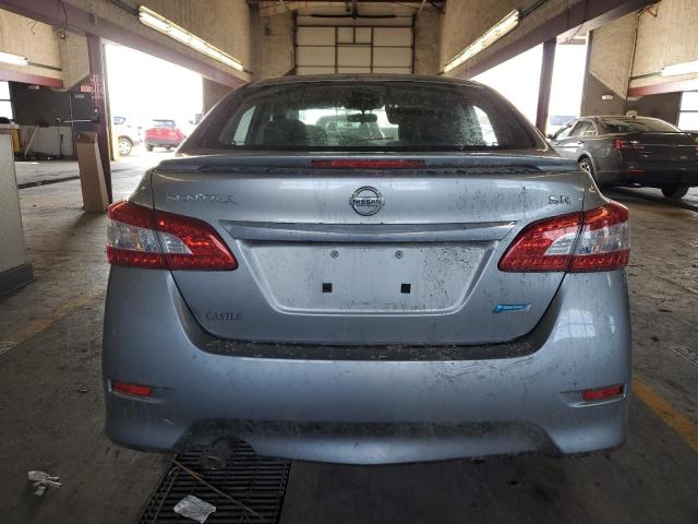 3N1AB7AP0EY281560 - 2014 NISSAN SENTRA S GRAY photo 6