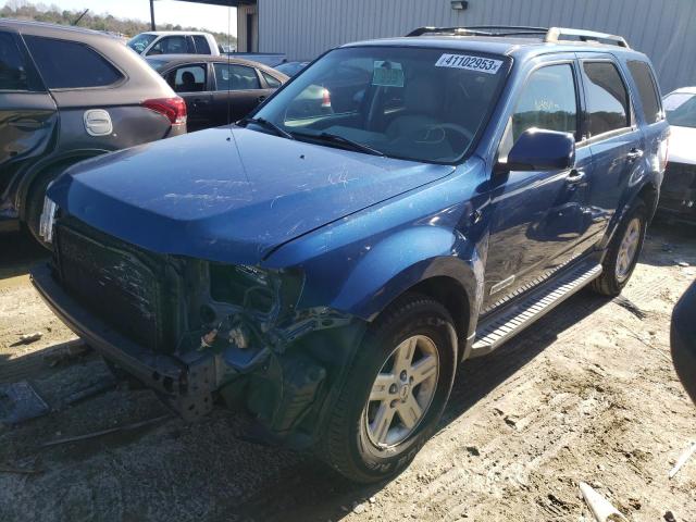 1FMCU49H28KE68812 - 2008 FORD ESCAPE HEV BLUE photo 1