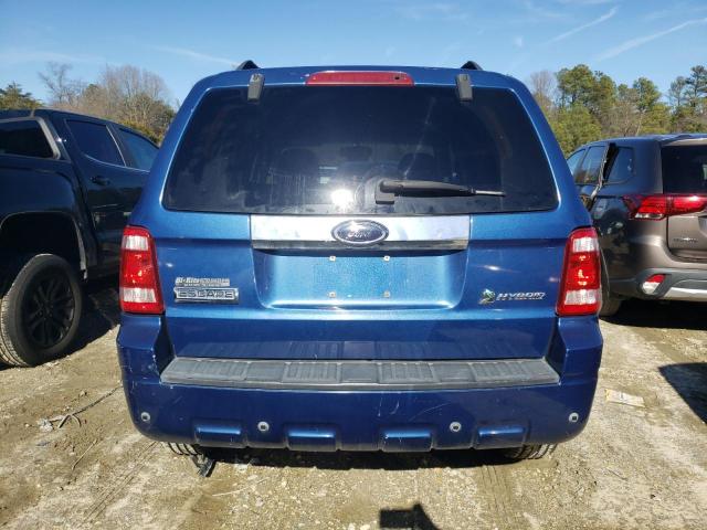 1FMCU49H28KE68812 - 2008 FORD ESCAPE HEV BLUE photo 6