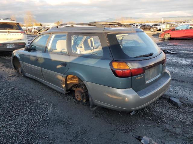 4S3BH675927608583 - 2002 SUBARU LEGACY OUTBACK AWP 绿色 照片 2
