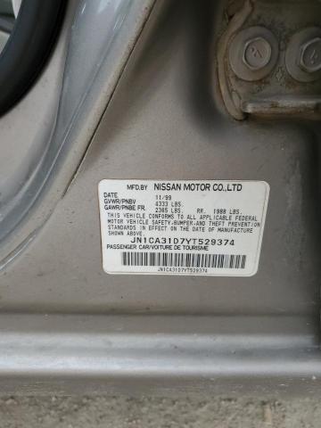 JN1CA31D7YT529374 - 2000 NISSAN MAXIMA GLE TAN photo 12