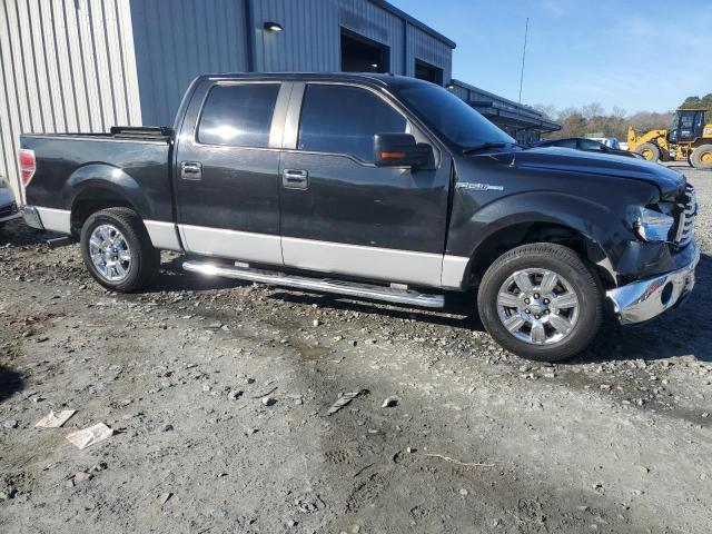 1FTEW1C82AKE41193 - 2010 FORD F150 SUPERCREW BLACK photo 4