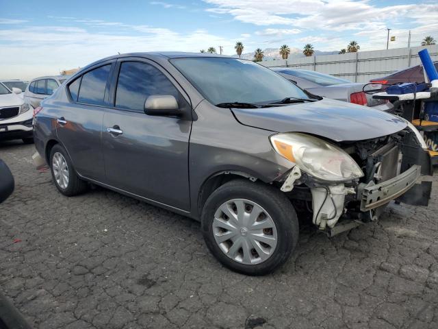 3N1CN7AP2EL820015 - 2014 NISSAN VERSA S GRAY photo 4