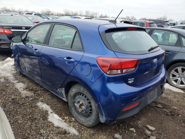 3KPA25AD0LE303580 - 2020 KIA RIO LX BLUE photo 2