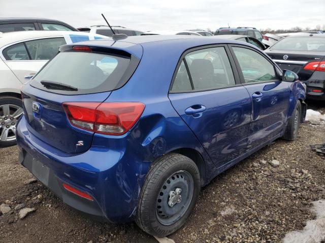 3KPA25AD0LE303580 - 2020 KIA RIO LX BLUE photo 3