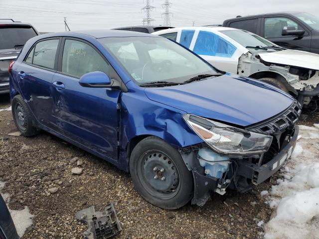 3KPA25AD0LE303580 - 2020 KIA RIO LX BLUE photo 4