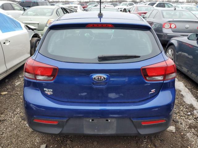 3KPA25AD0LE303580 - 2020 KIA RIO LX BLUE photo 6