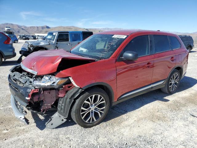 JA4AD2A31JZ052855 - 2018 MITSUBISHI OUTLANDER ES RED photo 1