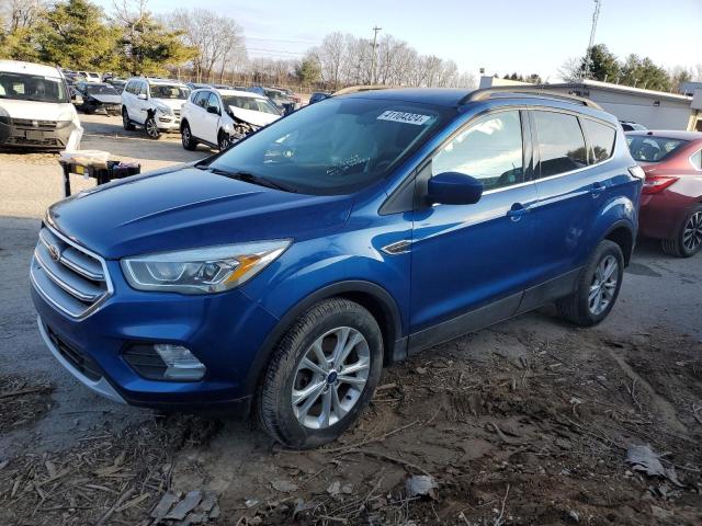 1FMCU9GDXHUA59734 - 2017 FORD ESCAPE SE BLUE photo 1