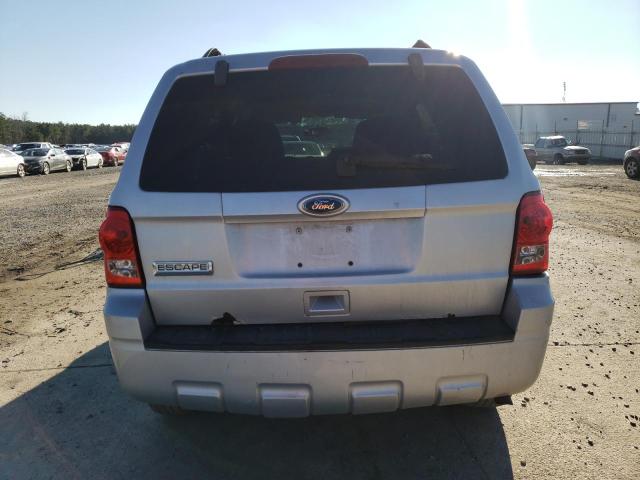 1FMCU9C70AKD12710 - 2010 FORD ESCAPE XLS SILVER photo 6