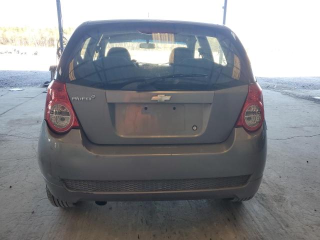 KL1TD6DE2BB204436 - 2011 CHEVROLET AVEO LS SILVER photo 6