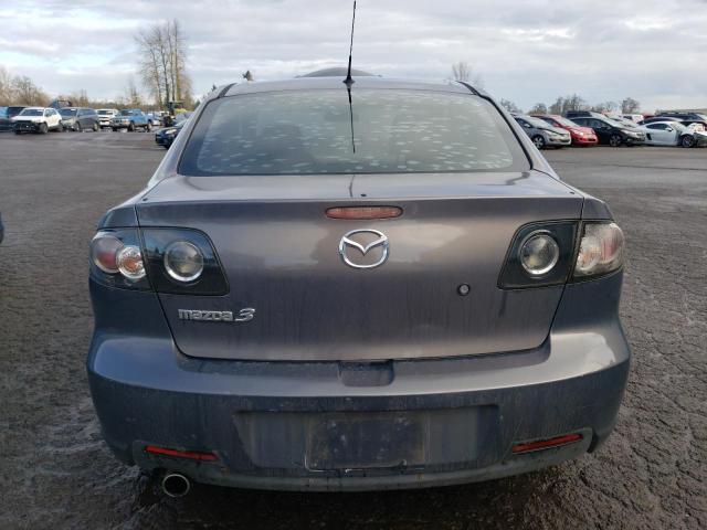 JM1BK32G771659955 - 2007 MAZDA 3 I GRAY photo 6