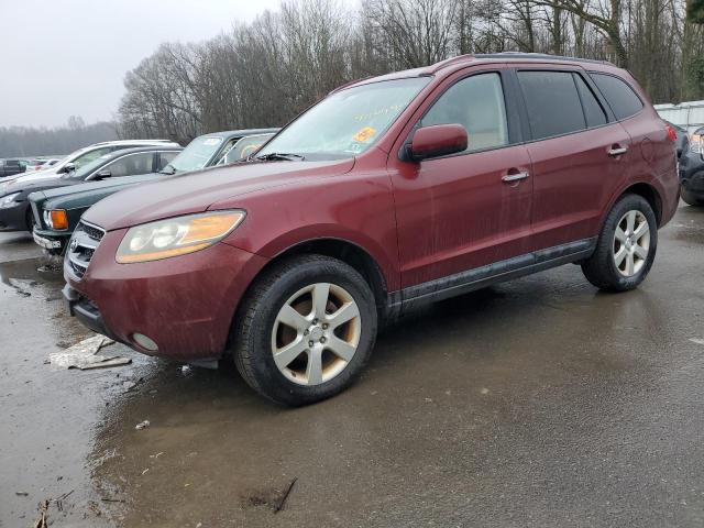 5NMSH73EX8H189527 - 2008 HYUNDAI SANTA FE SE MAROON photo 1