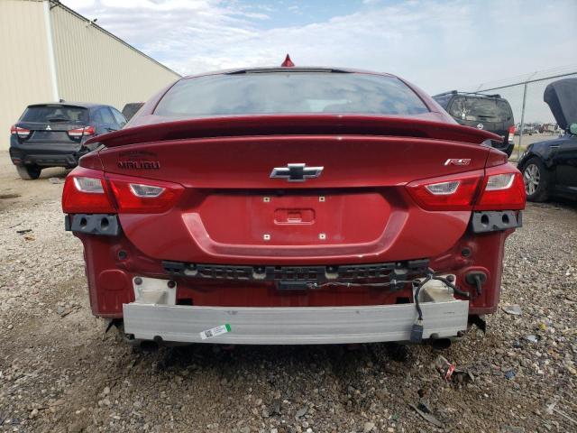 1G1ZG5ST2MF047159 - 2021 CHEVROLET MALIBU RS BURGUNDY photo 6