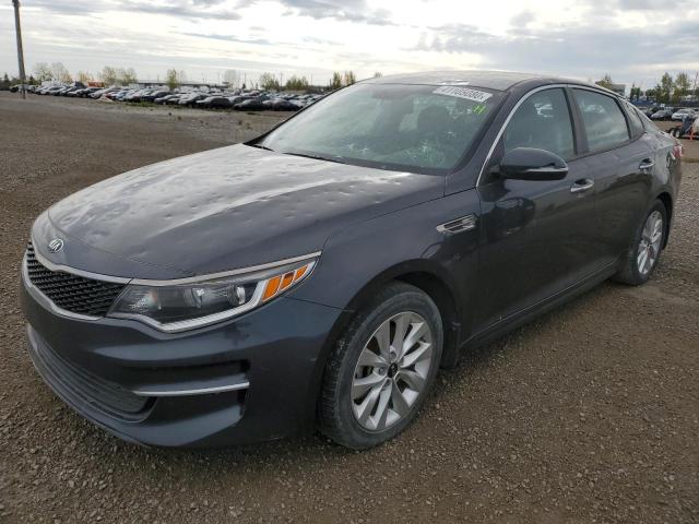 5XXGT4L37JG193279 - 2018 KIA OPTIMA LX GRAY photo 2