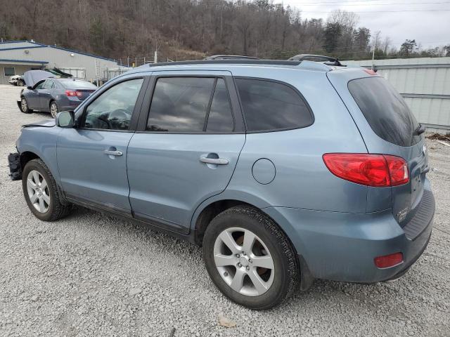 5NMSH73E09H234783 - 2009 HYUNDAI SANTA FE SE BLUE photo 2