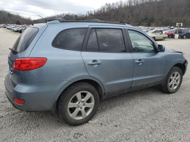 5NMSH73E09H234783 - 2009 HYUNDAI SANTA FE SE BLUE photo 3