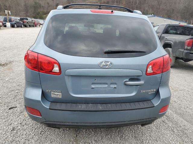 5NMSH73E09H234783 - 2009 HYUNDAI SANTA FE SE BLUE photo 6