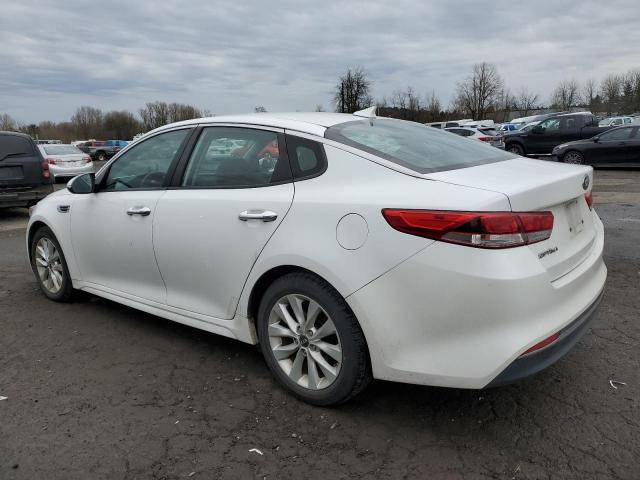 5XXGT4L39GG059253 - 2016 KIA OPTIMA LX WHITE photo 2