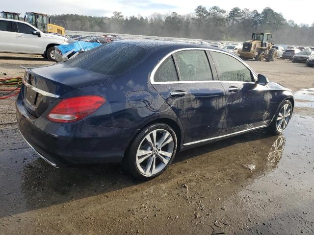 55SWF4JBXHU214652 - 2017 MERCEDES-BENZ C 300 BLUE photo 3